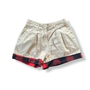 [Basic Editions] Plaid Trim Shorts